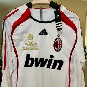 AC Milan 2006/07 Away Champions League Final Soccer Jersey